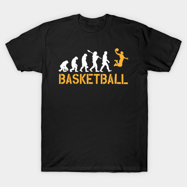 Basketball Lover Player Coach Fan T-Shirt Gift Evolution